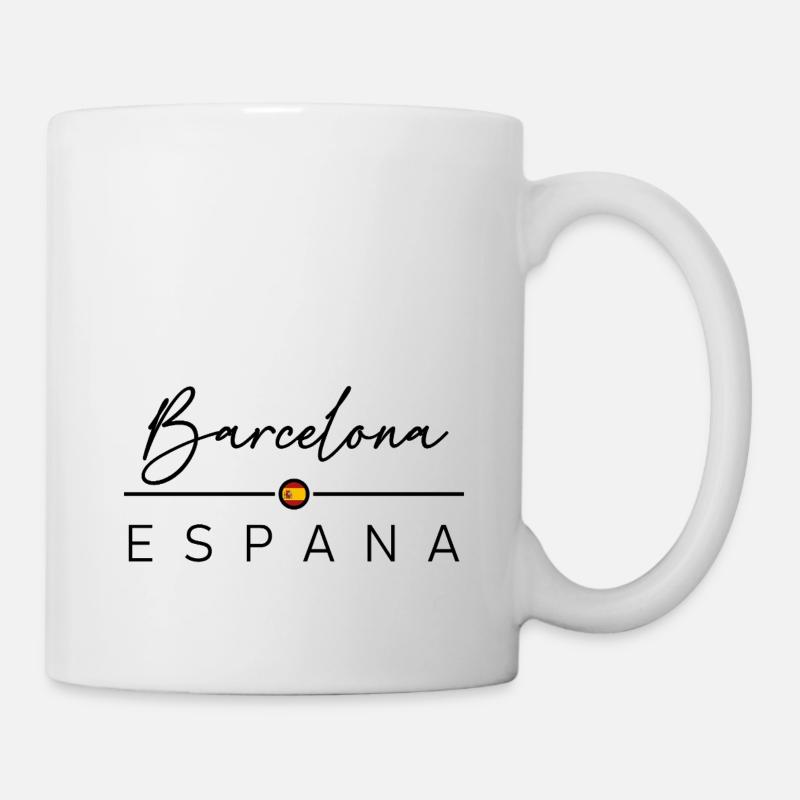 Espagne - Barcelone - Espagne - España - Mug blanc - blanc