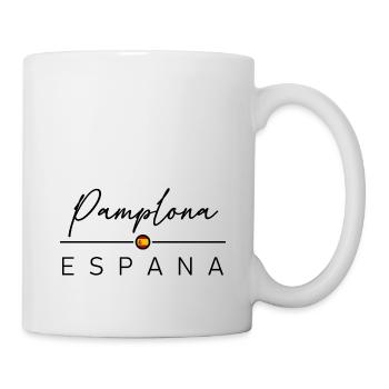 Spain - Pamplona - Spanien - Espana - Tasse - Weiß - Rechts