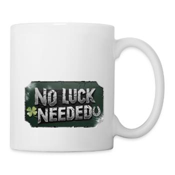 no luck needed - St.Patrick´s Day - Tasse - Weiß - Rechts