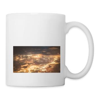 Fliegen über Oslo - Tasse - Weiß - Rechts
