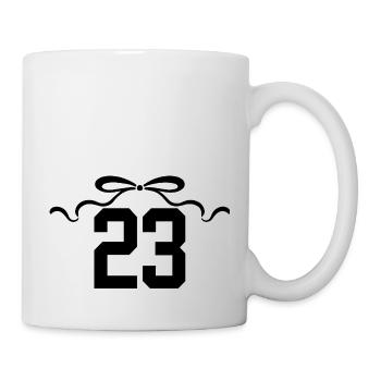 Number 23 Knot - 23rd Anniversary - Mug - white - Right