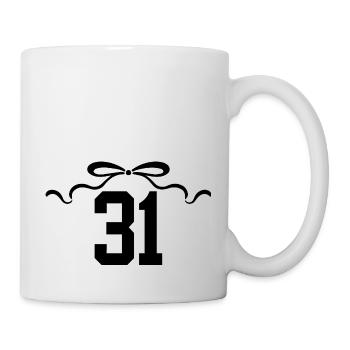 Number 31 Knot - 31st Anniversary - Mug - white - Right