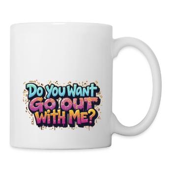 Do you want to go out with me - Mug - white - Right