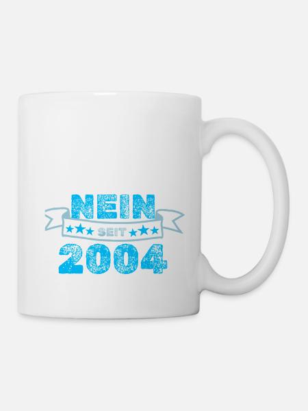 Niemals 2004 - Tasse - Weiß