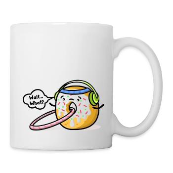Kawaii Donut with Fitness Hoop - Mug - white - Right