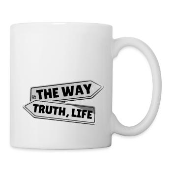 The Way, Truth, Life – John 14:6 - Mug - white - Right