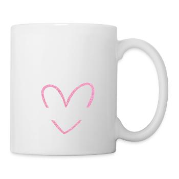 The Bridal Team Pink Heart Glitter - Mug - white - Right