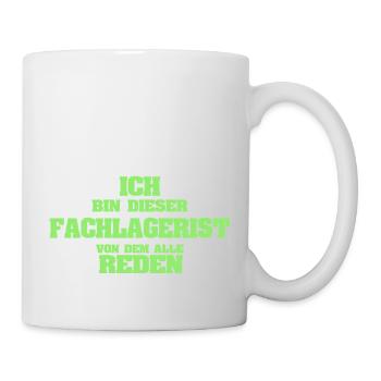 Beruf Fachlagerist - Tasse - Weiß - Rechts