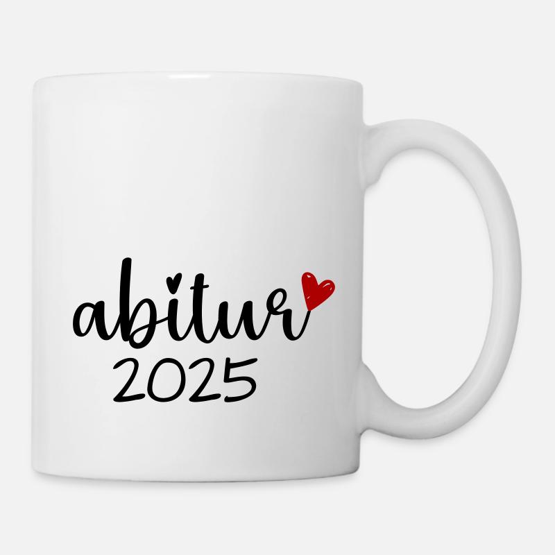 Abitur 2025 - Tasse - Weiß