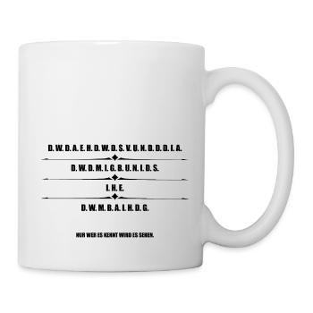 Der Code der Macht Teil 3 - Geheimcode 66 - Tasse - Weiß - Rechts