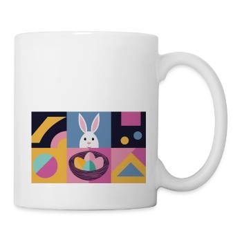 Osterhase No.04 - Tasse - Weiß - Rechts