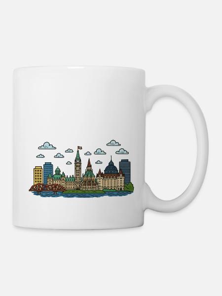 ottawa city kanada - Tasse - Weiß