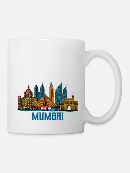 mumbai indien city - Tasse - Weiß