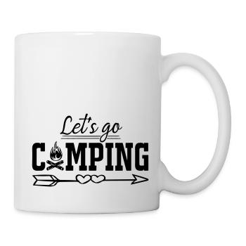 Let's go camping - Mug - white - Right