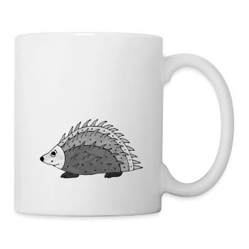 Igel - Tasse - Weiß - Rechts