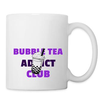 Bubble Tea Addict Club Fun Bubble Tea Design - Mug blanc - blanc - Droite
