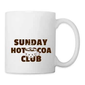 Chocolate Addict Club Fun Chocolate Design - Mug blanc - blanc - Droite