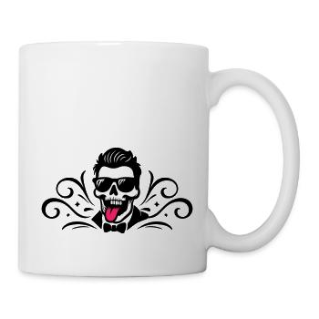 Totenkopf Bräutigam Jga - Tasse - Weiß - Rechts