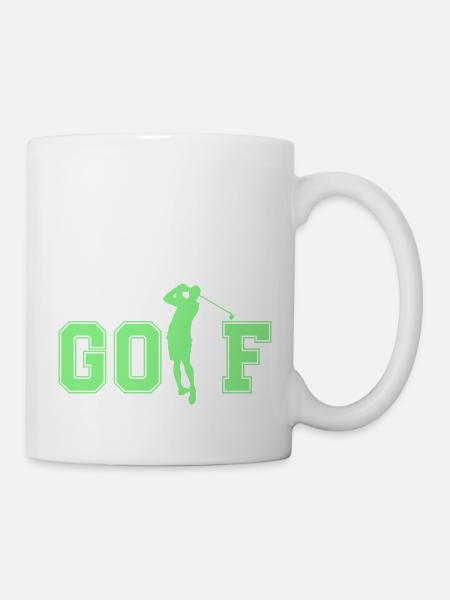 golf - Tasse - Weiß