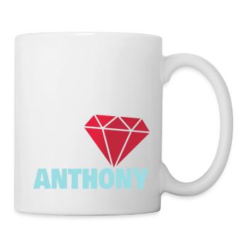 Anthony als Edel - Tasse - Weiß - Rechts