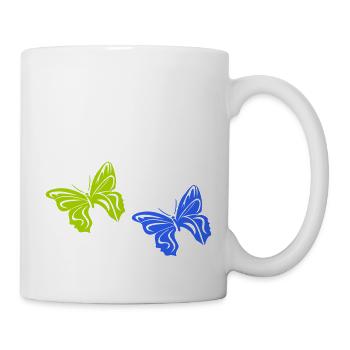Papillon 2 - Mug blanc - blanc - Droite