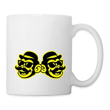 Singe Gentleman Drôle - Mug blanc - blanc - Droite