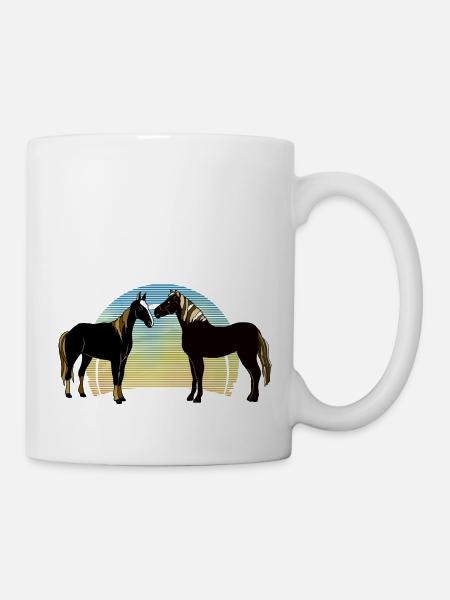 Pferde - Tasse - Weiß