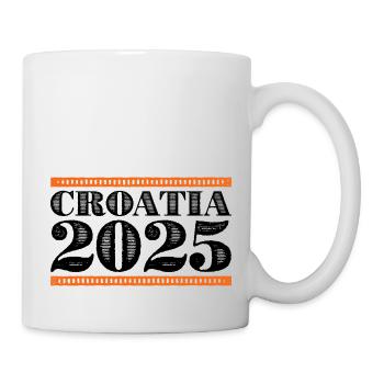Kroatien 2025 - Tasse - Weiß - Rechts