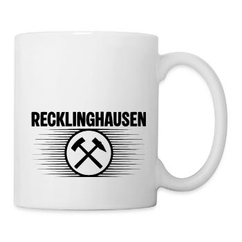 Recklinghausen Glueck auf Bergbau - Tasse - Weiß - Rechts