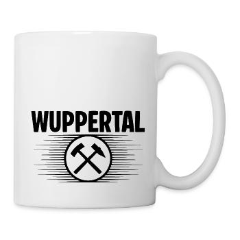Wuppertal Glueck auf Bergbau - Tasse - Weiß - Rechts