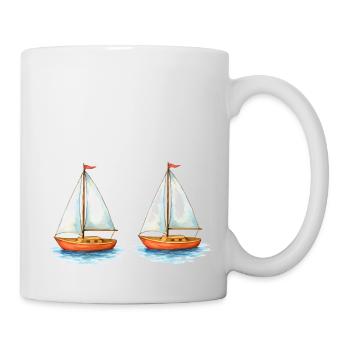segelboote - Tasse - Weiß - Rechts