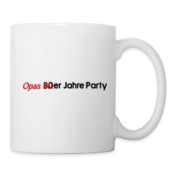 Opas 80er - Tasse - Weiß - Rechts