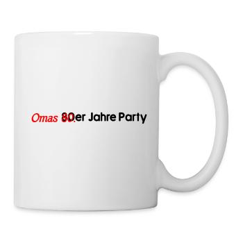 Omas 80er - Tasse - Weiß - Rechts