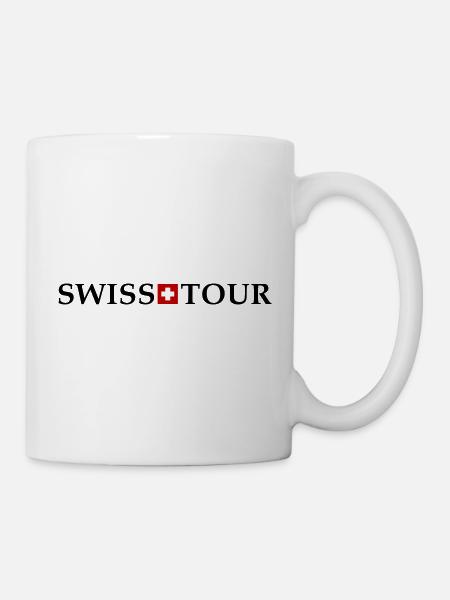 Swiss Tour Schweiz - Tasse - Weiß