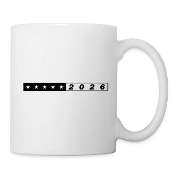 2026 Sterne Symbol - Tasse - Weiß - Rechts