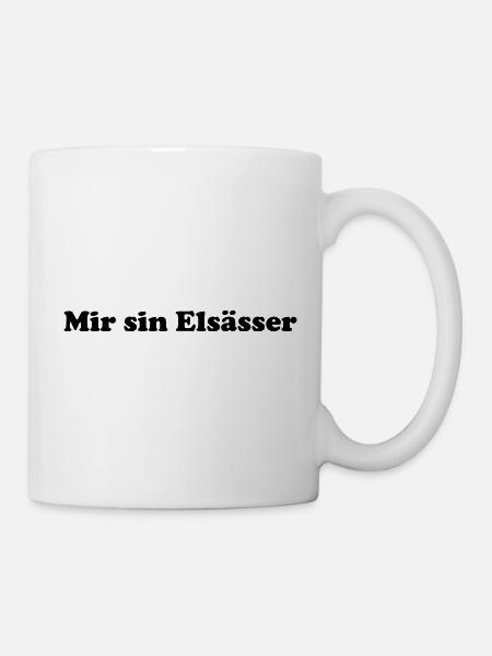 Mir_Sin_Elsasser - Tasse - Weiß
