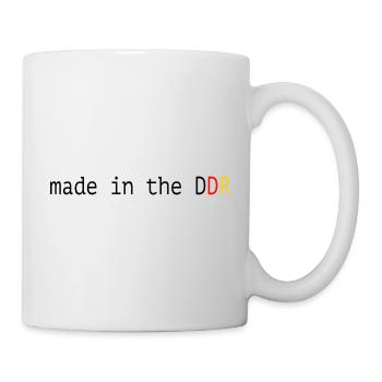 Drôle de dicton, la RDA fabriquée en RDA - Mug blanc - blanc - Droite