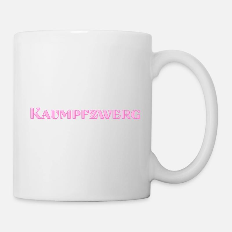 Kaumpfzwerg - Tasse - Weiß