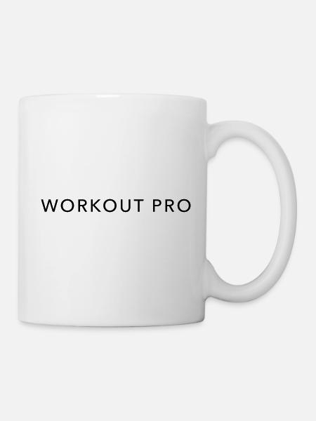 Mita_Workout_pro_Logo_workout_pro - Mug blanc - blanc