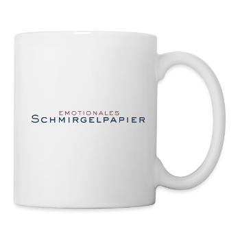 Emotionales Schmirgelpapier - Tasse - Weiß - Rechts