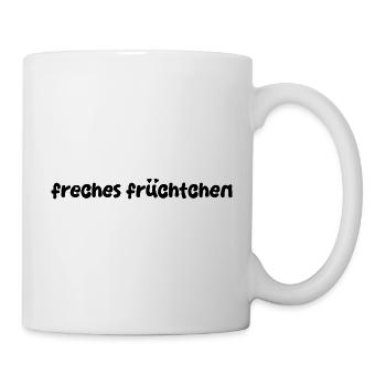 Freches Früchtchen  - Tasse - Weiß - Rechts