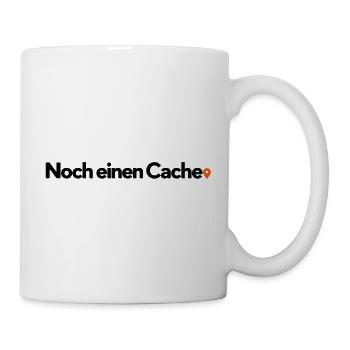 Noch einen Cache - Tasse - Weiß - Rechts