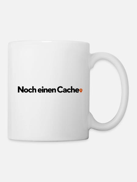 Noch einen Cache - Tasse - Weiß