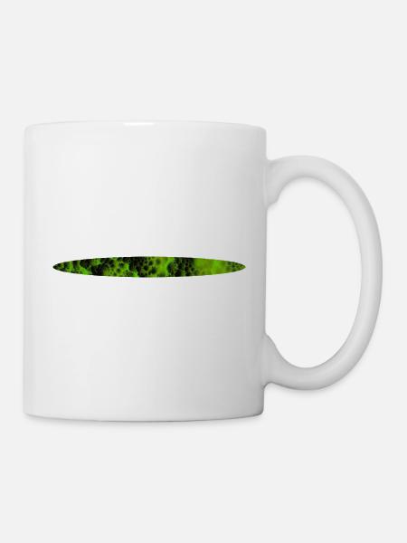Dunkler Romanesco-Brokkoli - Tasse - Weiß