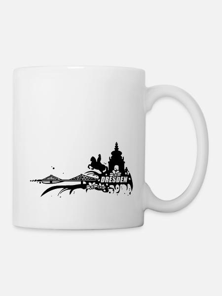 Dresden - Tasse - Weiß