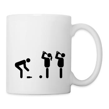 Flunkyball #8 - Tasse - Weiß - Rechts