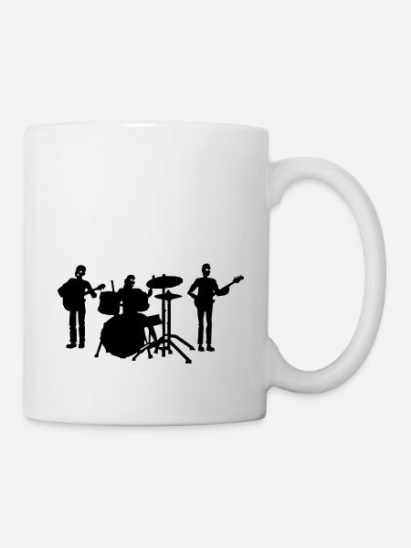 groupe-rock - Mug blanc - blanc