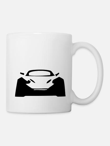Auto - Tasse - Weiß