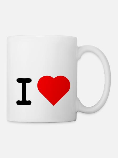 ilove - Mug - white