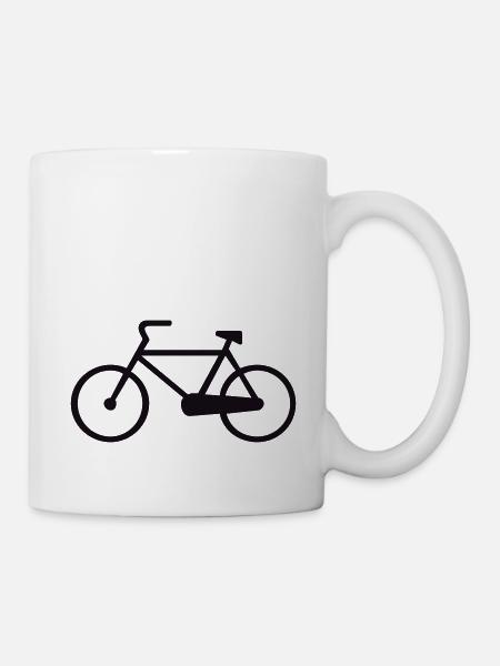 Fahrrad,Zweirad,Rennrad,Student,Universität - Tasse - Weiß